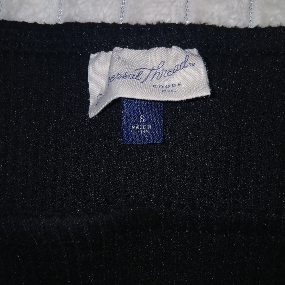 Universal Thread Black Sleeveless Sweater Dress Sz S EUC - Picture 2 of 3